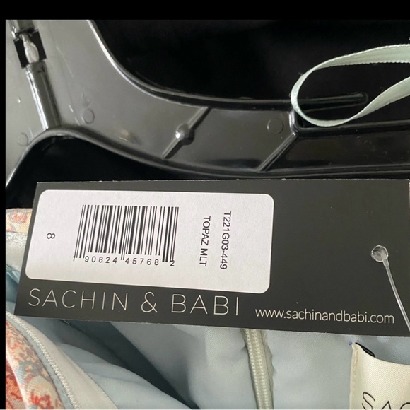 Sachin & Babi Brielle Gown. Tags on. Never been worn. - Picture 5 of 8